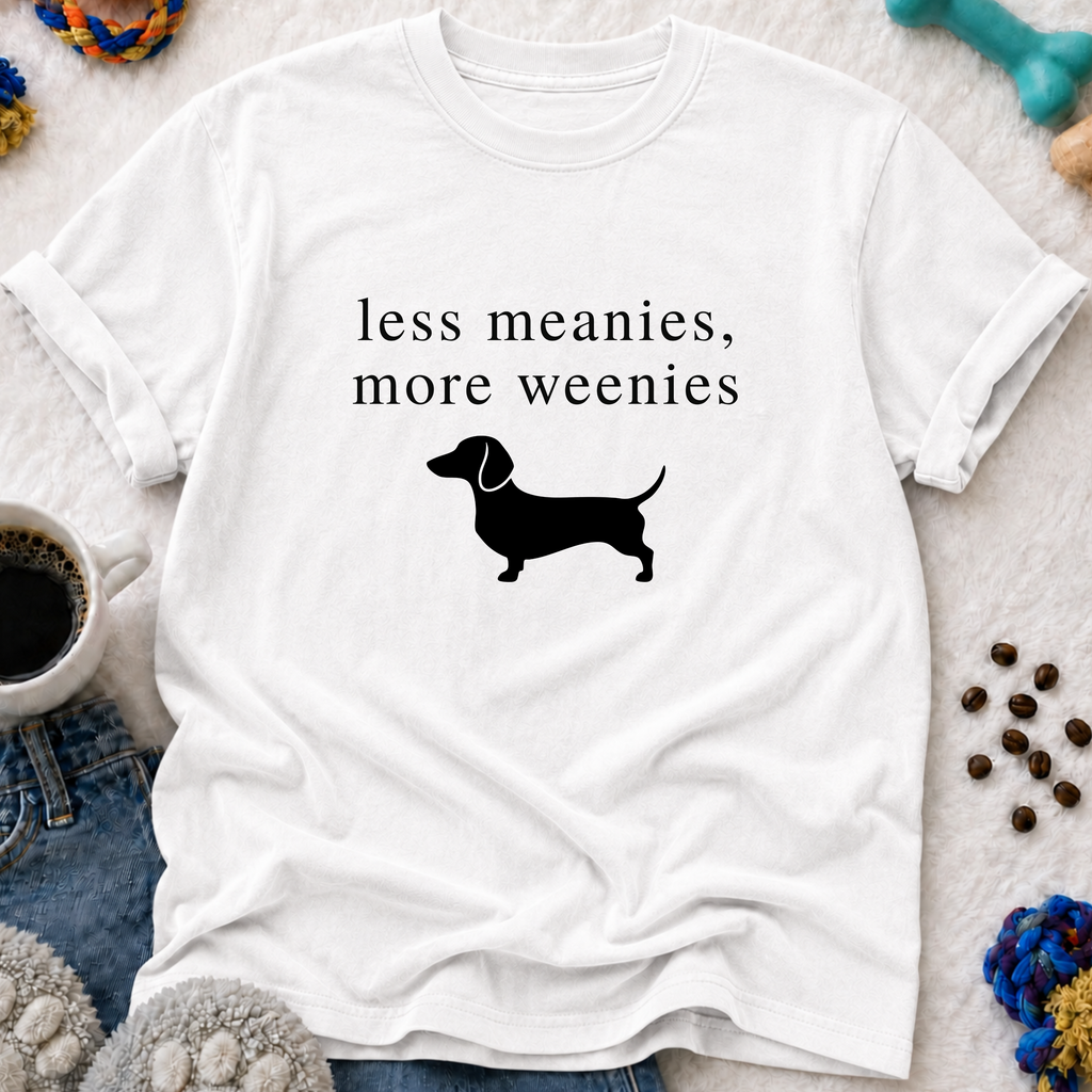 Less Meanies, More Weenies T-Shirt