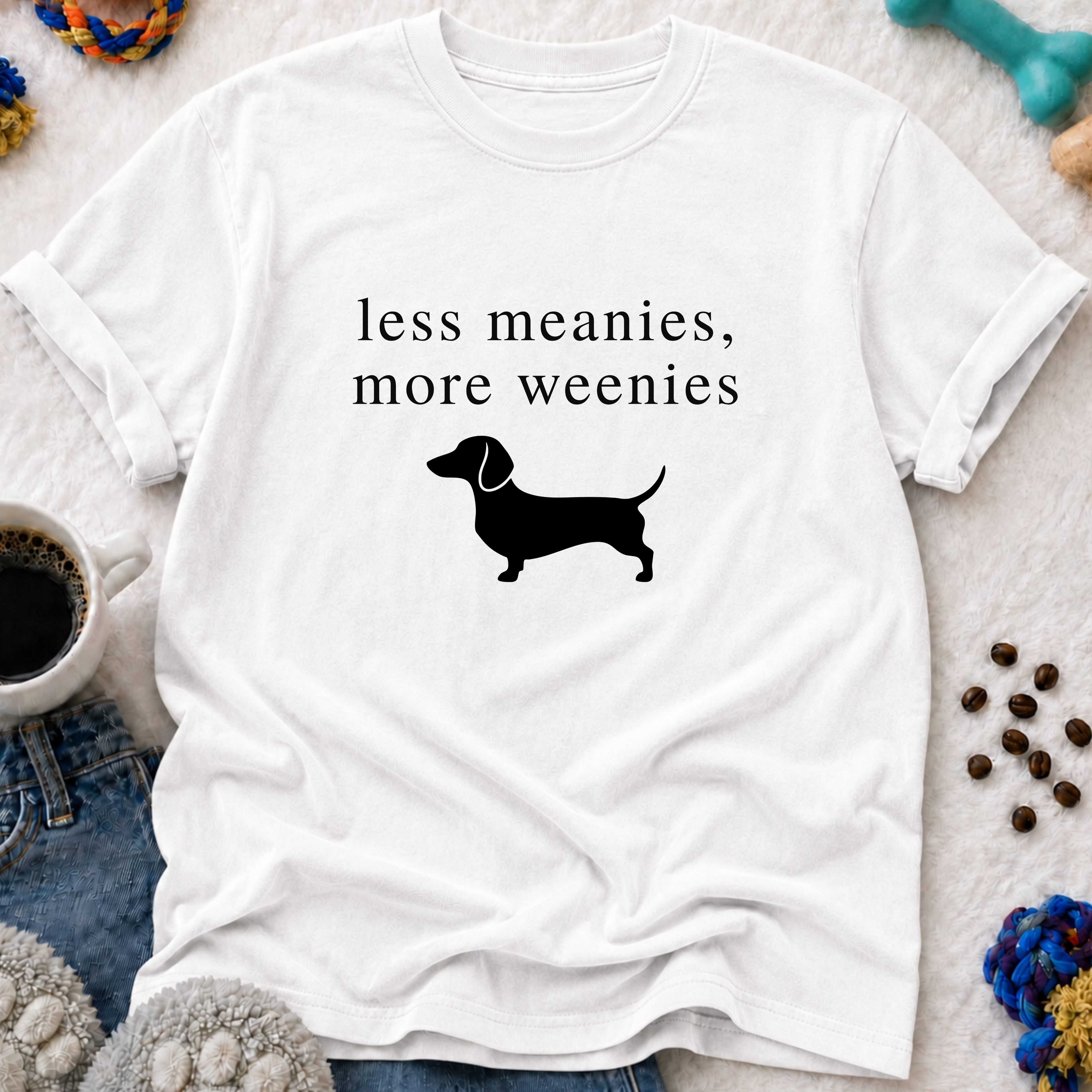 Less Meanies, More Weenies T-Shirt