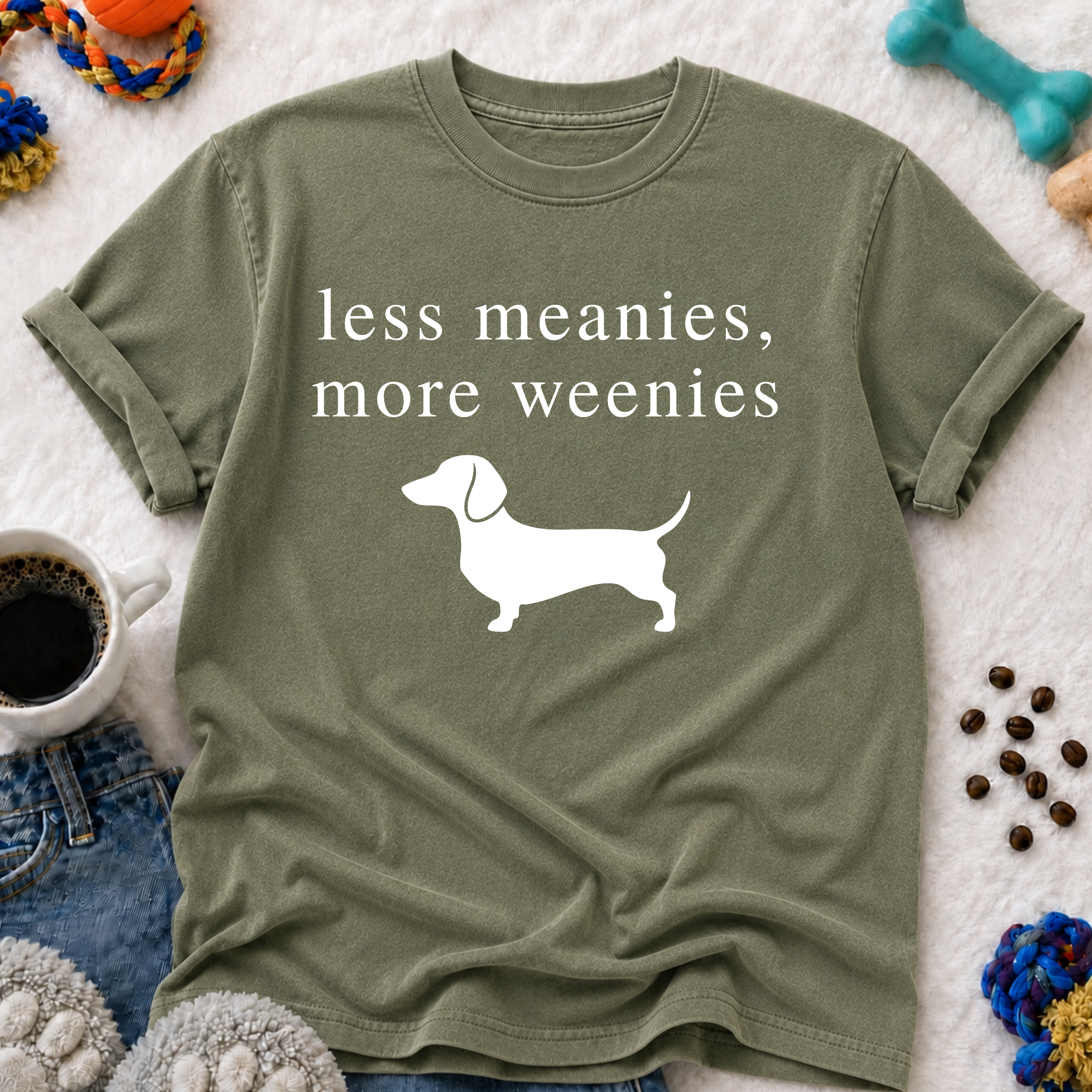 Less Meanies, More Weenies T-Shirt