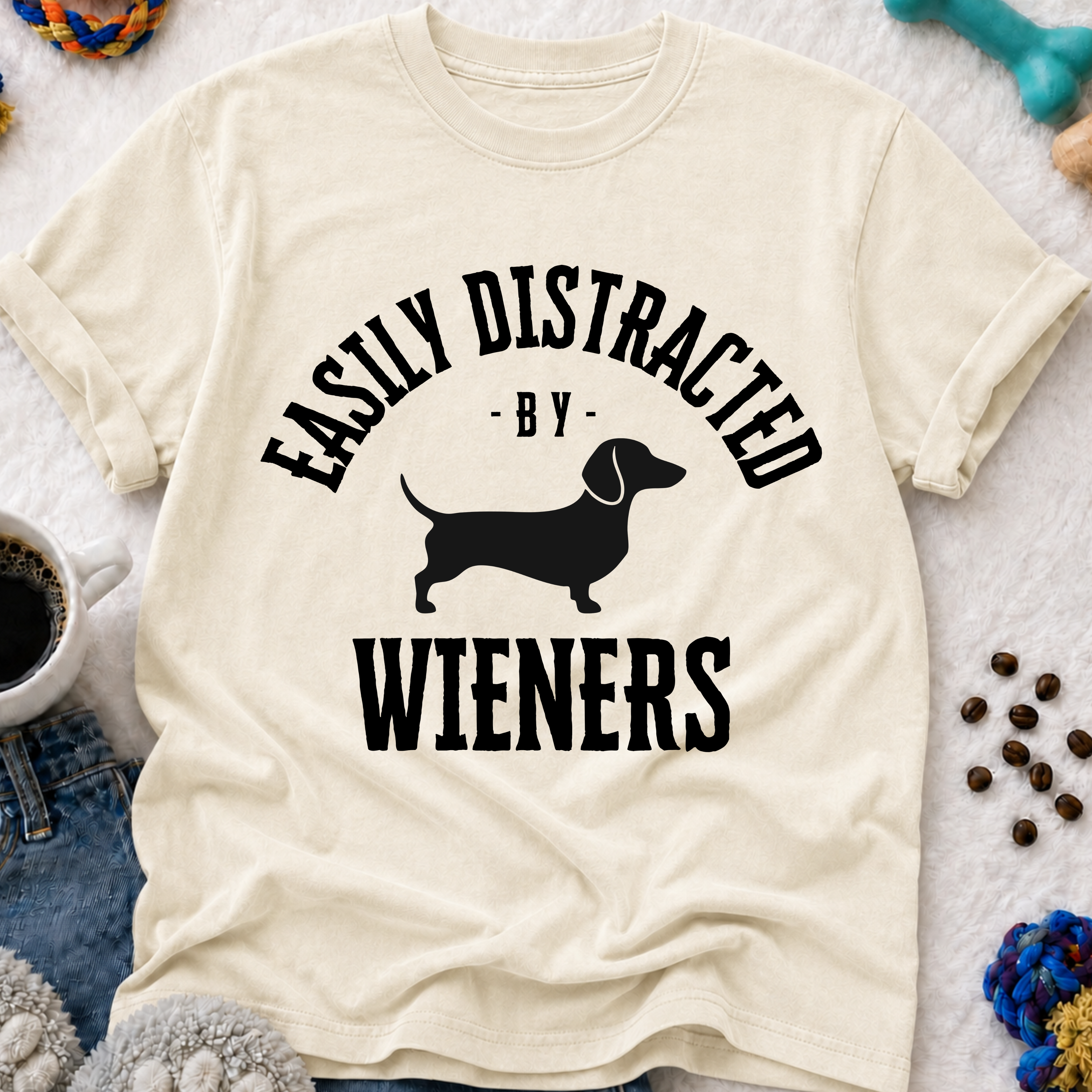 Easily Distracted by Wieners T-Shirt