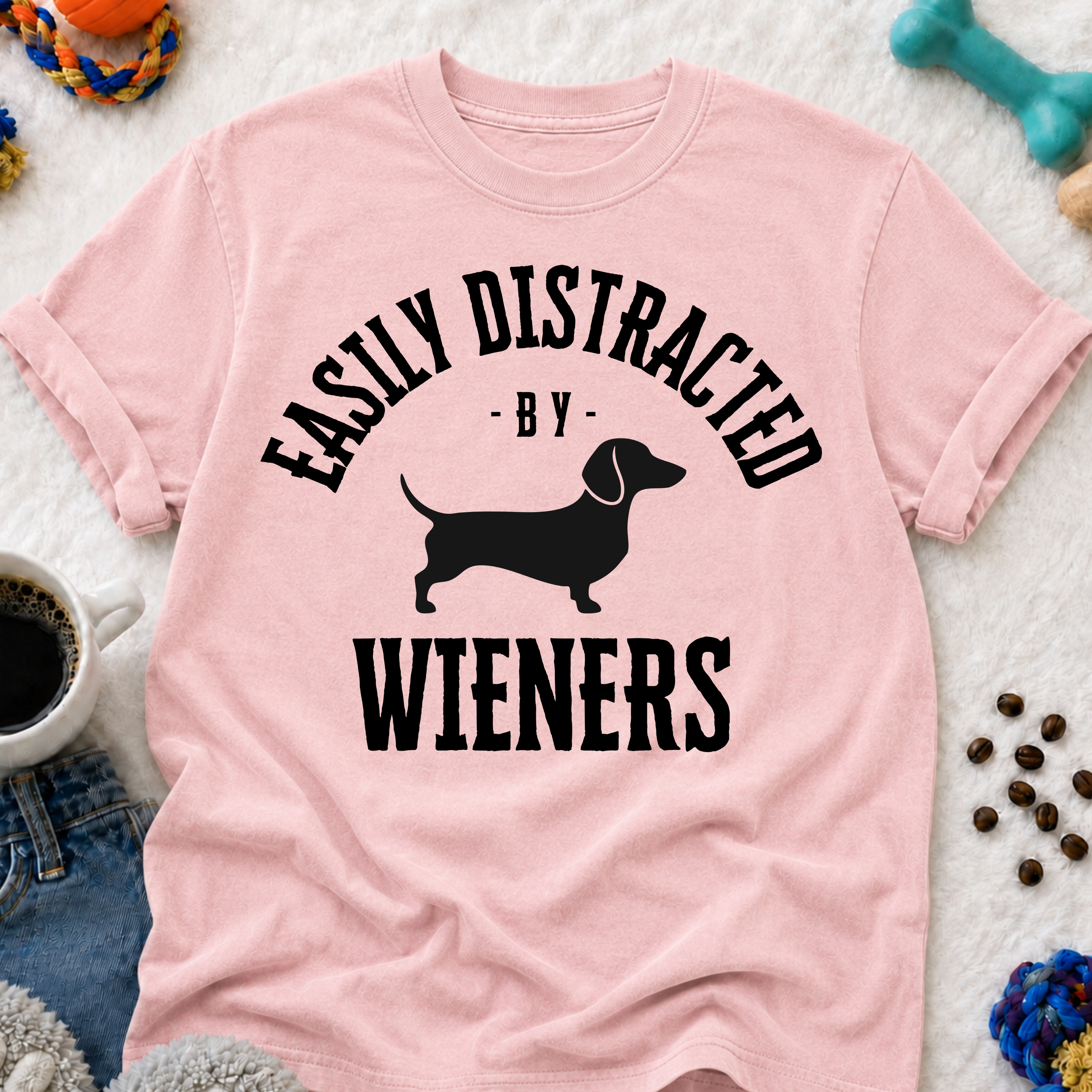 Easily Distracted by Wieners T-Shirt