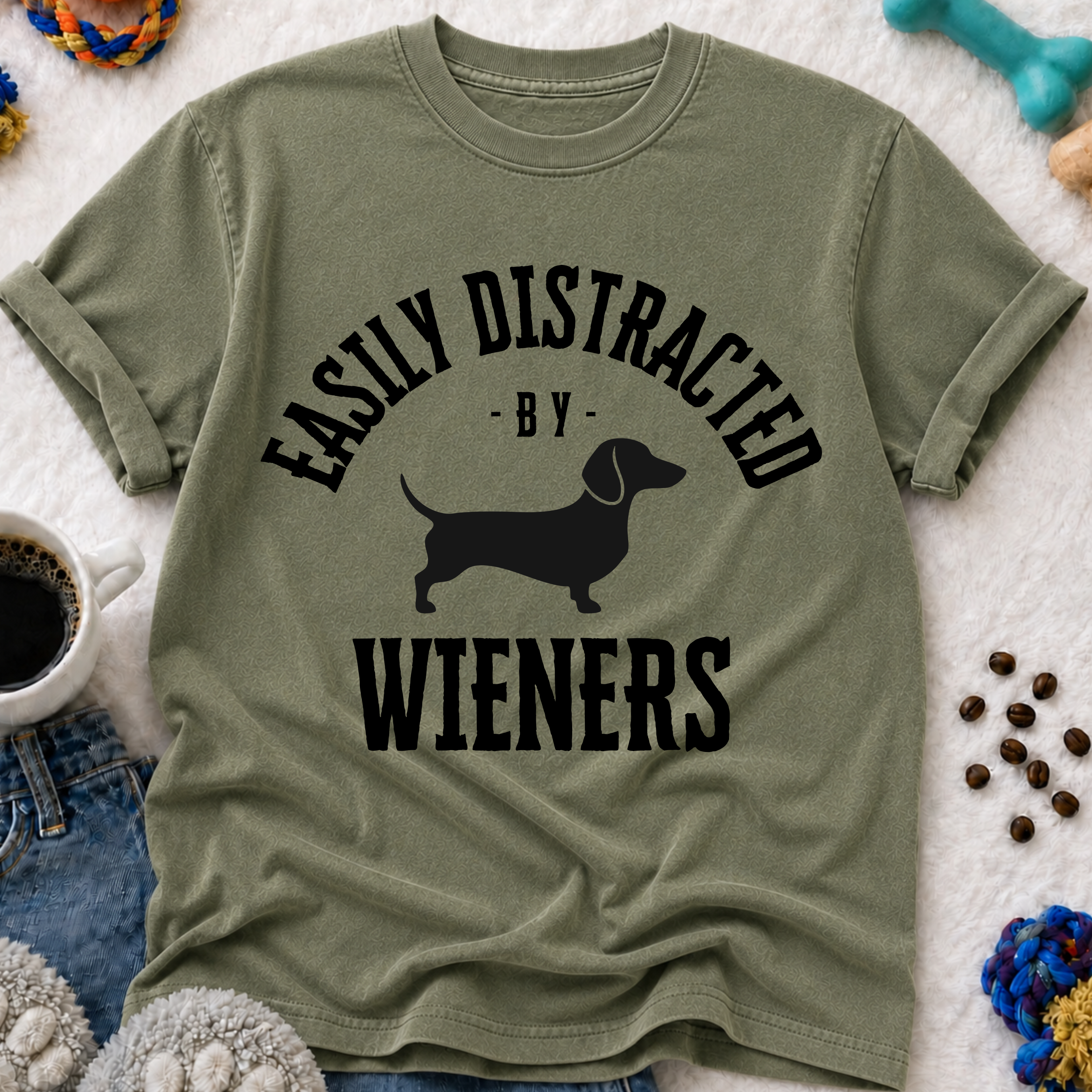Easily Distracted by Wieners T-Shirt
