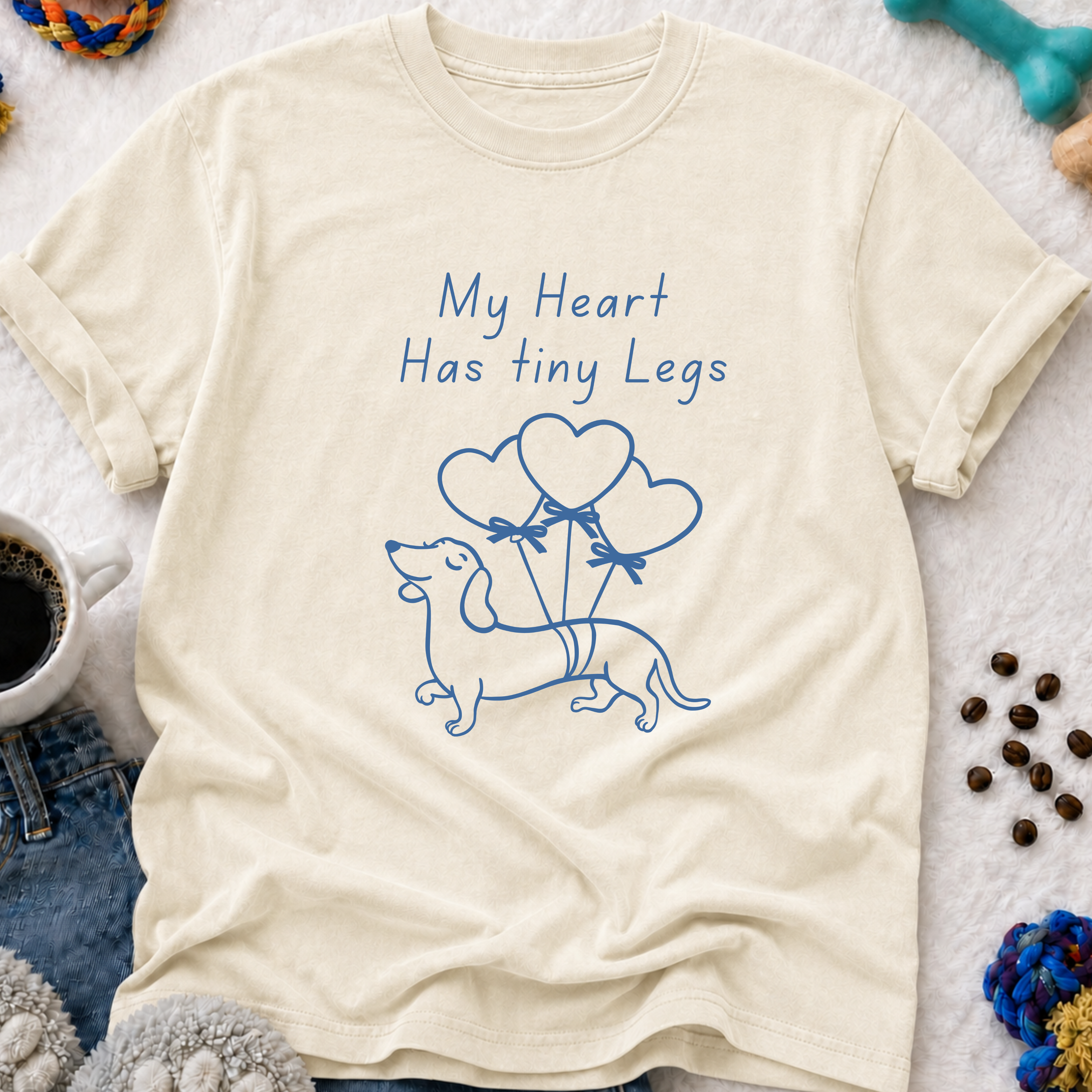 My Heart Has Tiny Legs Dachshund T-Shirt