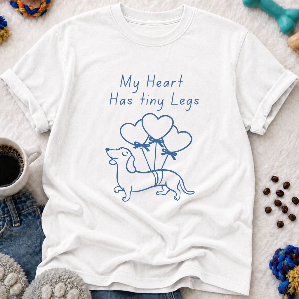 My Heart Has Tiny Legs Dachshund T-Shirt