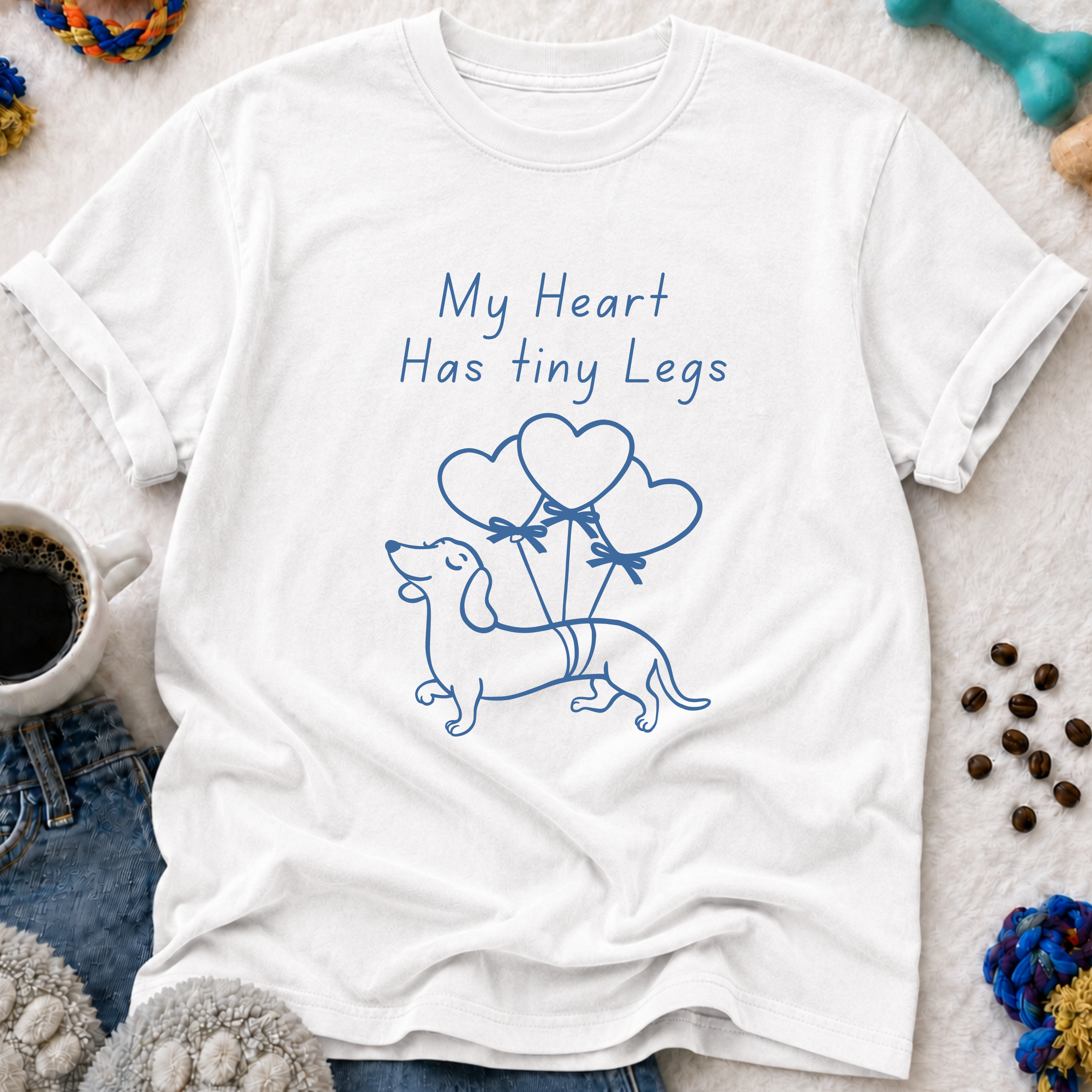 My Heart Has Tiny Legs Dachshund T-Shirt