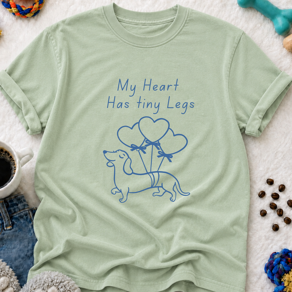 My Heart Has Tiny Legs Dachshund T-Shirt