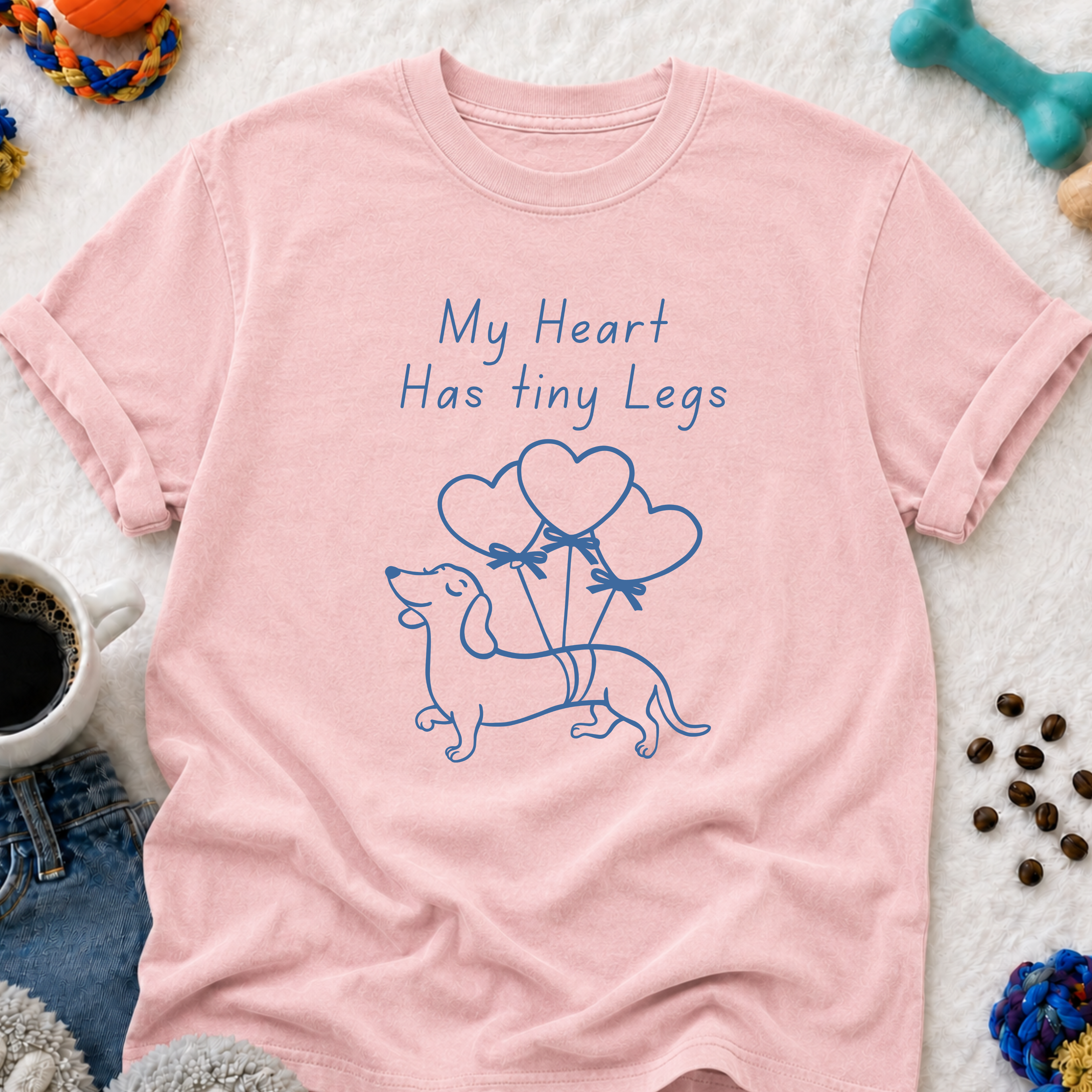 My Heart Has Tiny Legs Dachshund T-Shirt