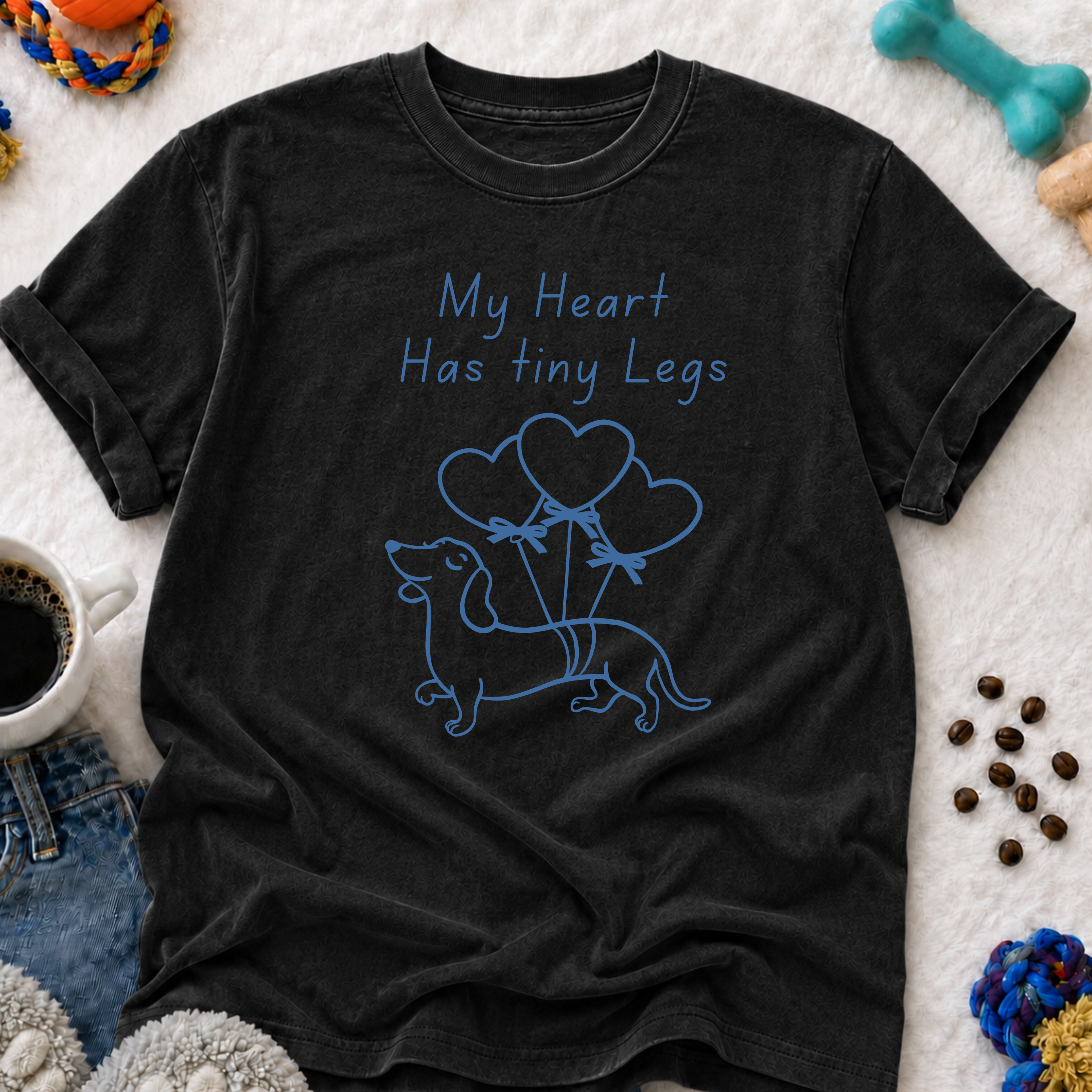 My Heart Has Tiny Legs Dachshund T-Shirt