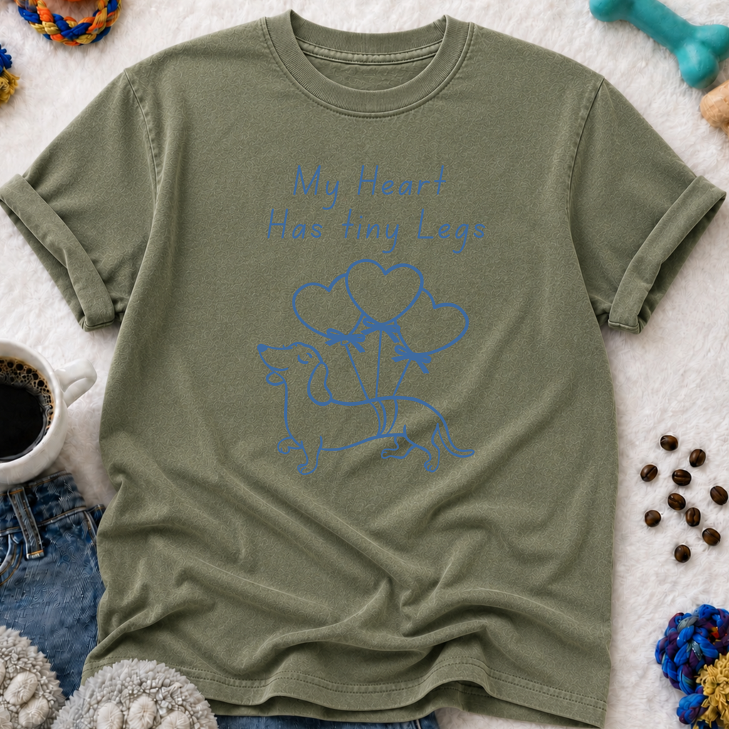 My Heart Has Tiny Legs Dachshund T-Shirt