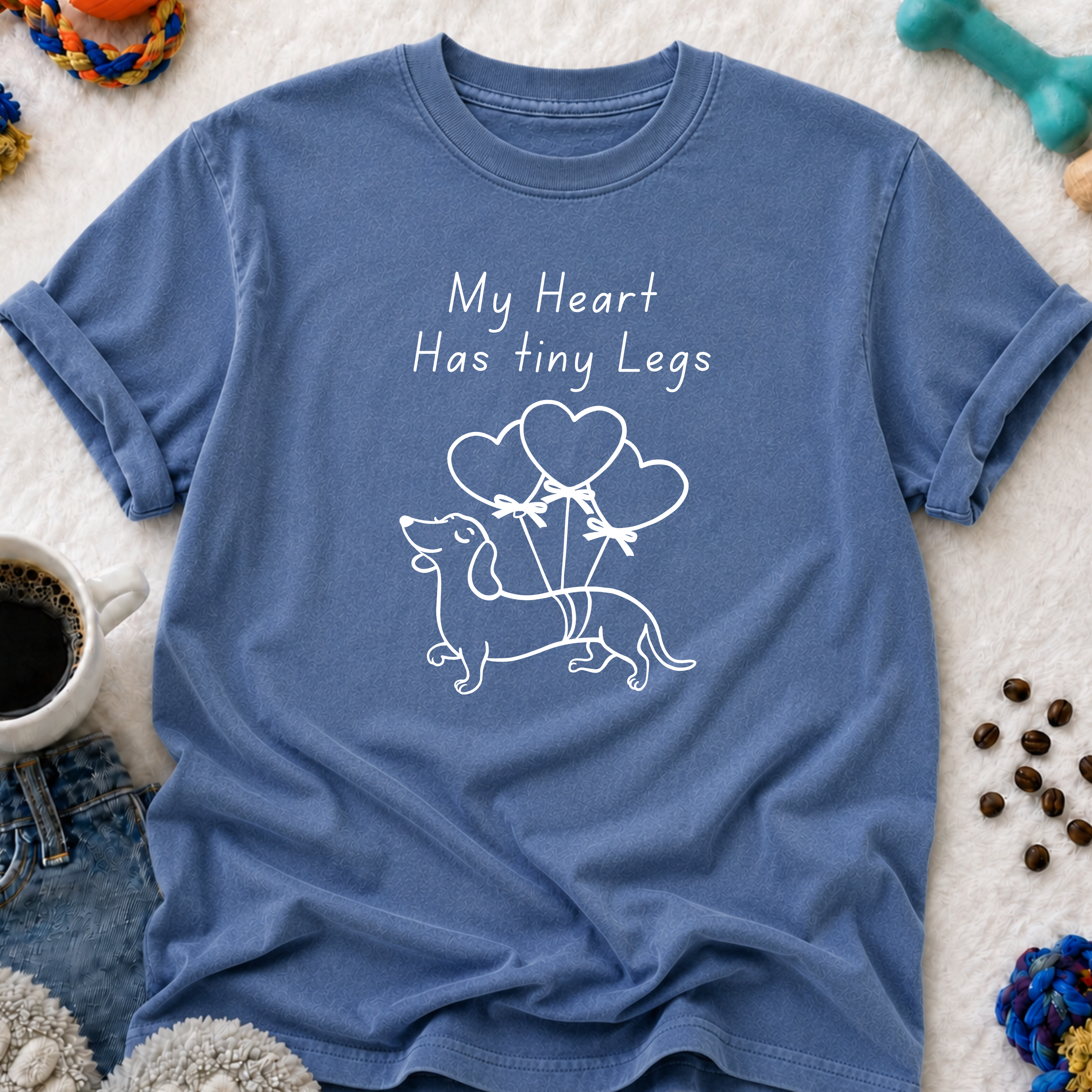 My Heart Has Tiny Legs Dachshund T-Shirt